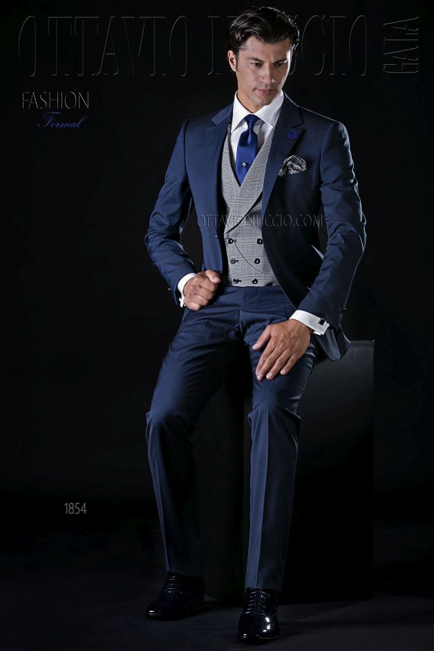 Italian Fashion Suits, Groom Suits and short tail, Fashion collection