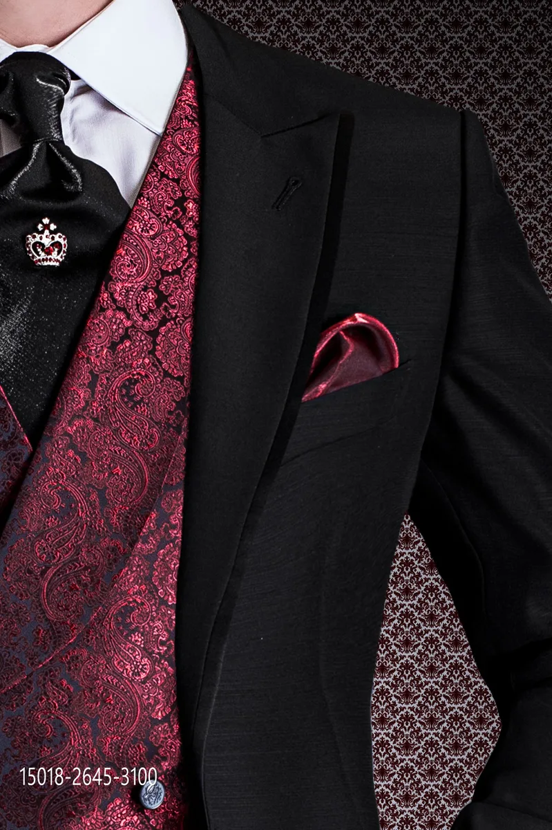 Fazzoletto in lurex rosso