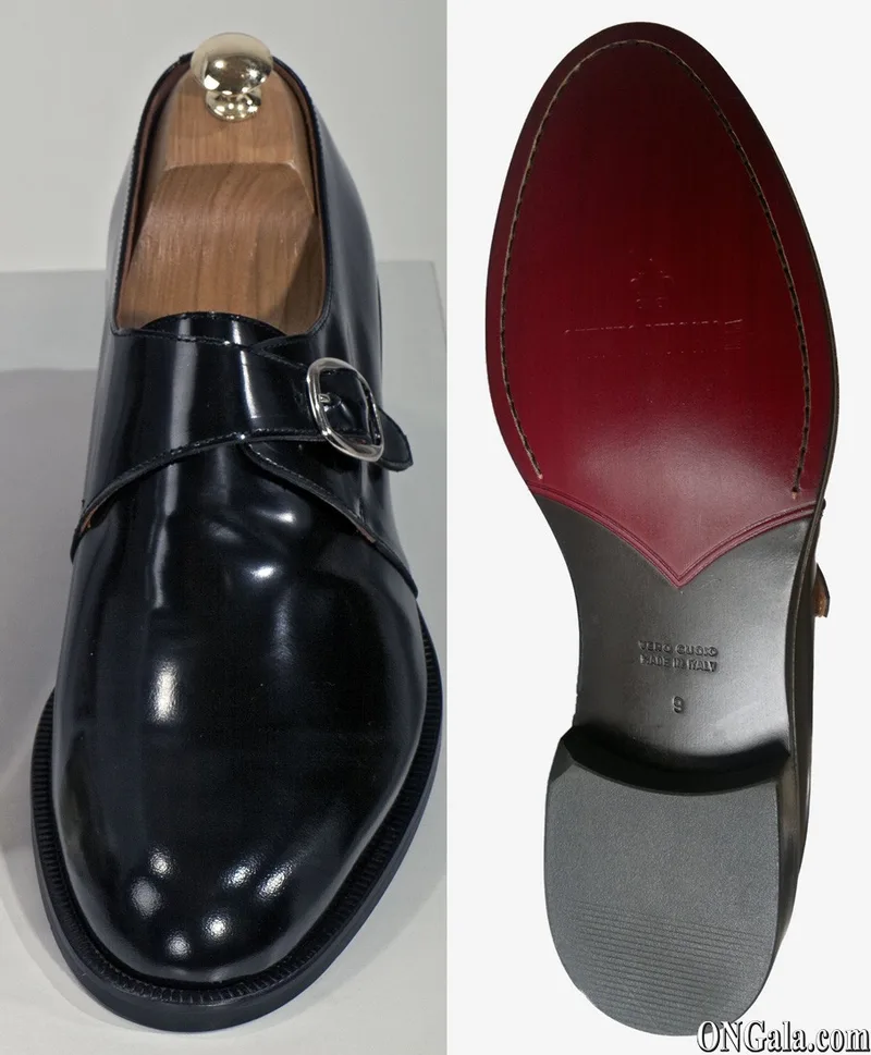 Scarpe Derby fibbia laterale