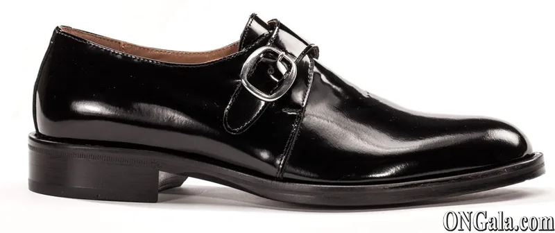 Scarpe Derby fibbia laterale