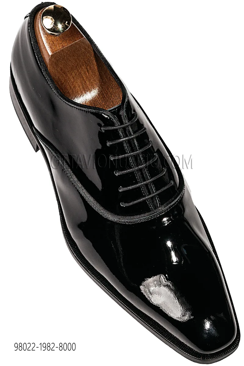 Scarpa Francesina vernice nera
