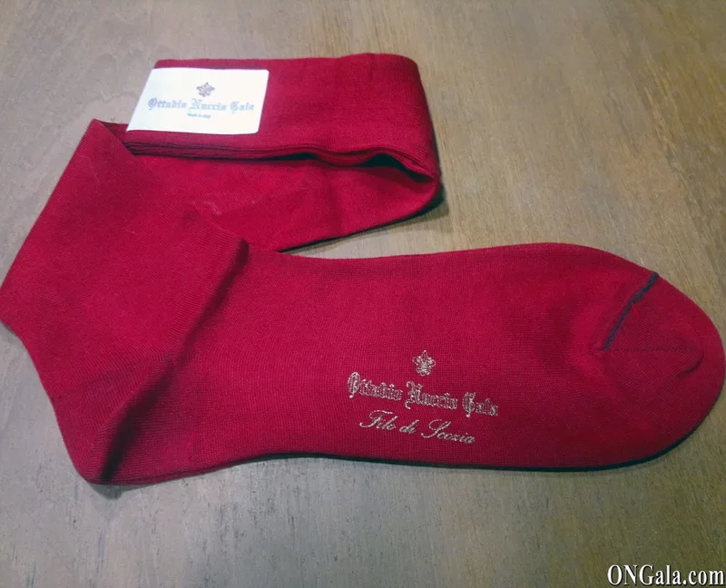 Calcetines en algodón rojos