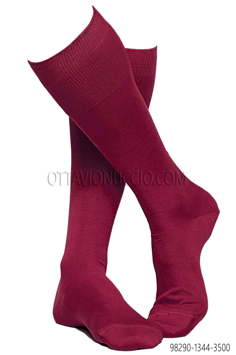 Calcetines fucsia en algodón