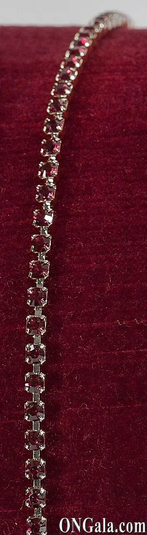 Red Diamante Embellished Chain