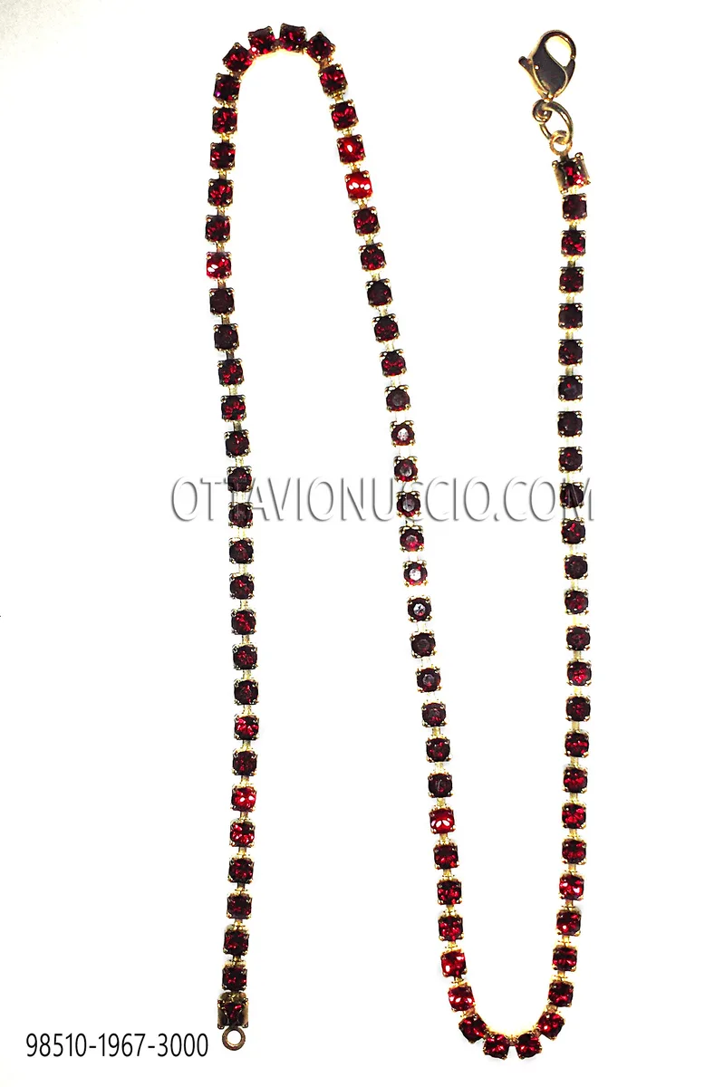 Red Diamante Embellished Chain