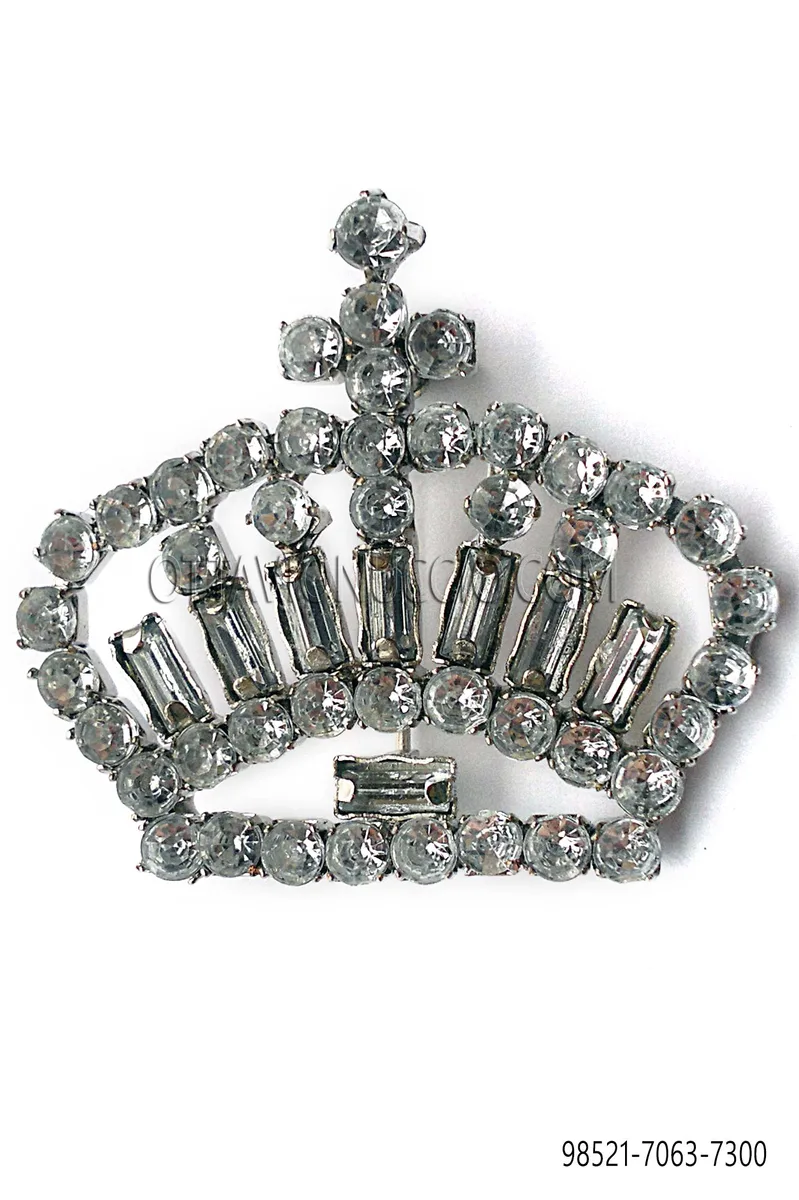 Kronen-Anstecknadel in Crystal