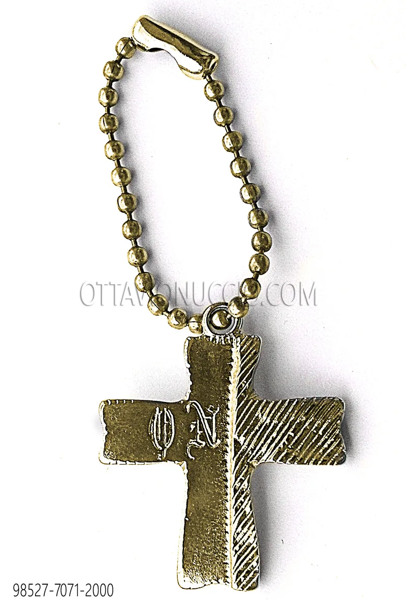 Pendente croce finitura oro