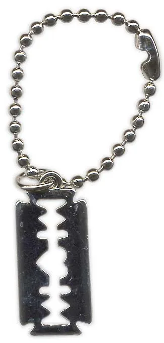 Pendente nichel a forma di lama