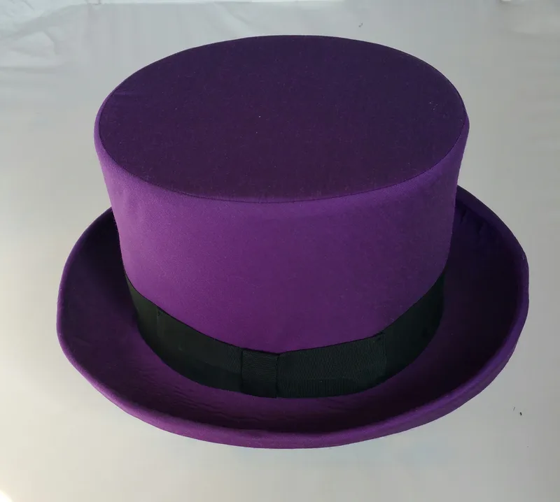 Cilindro viola misto lana