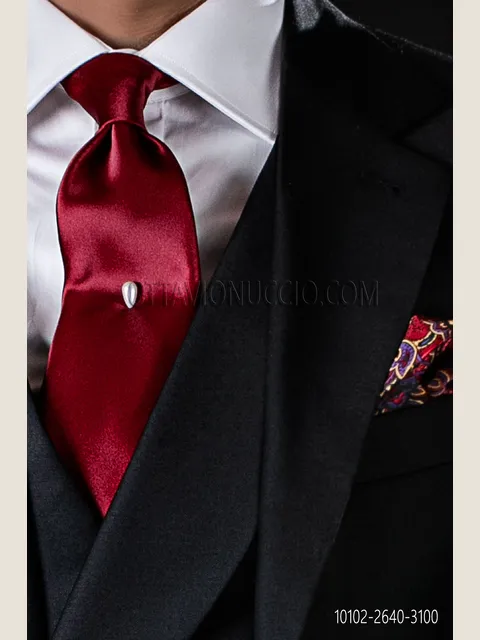Red Satin Tie