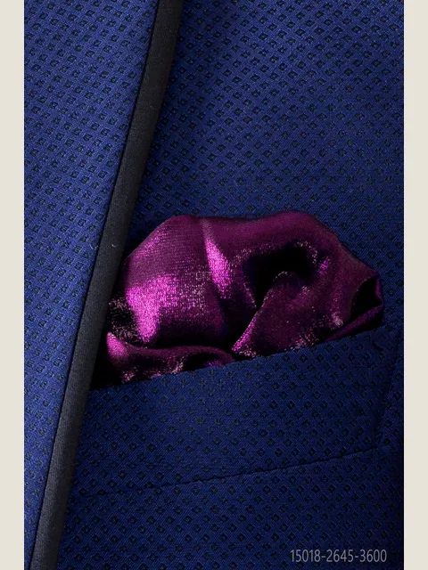 Handkerchief in fuchsia lurex