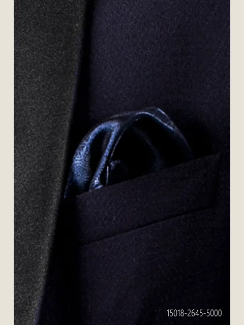 Blue Lurex Handkerchief