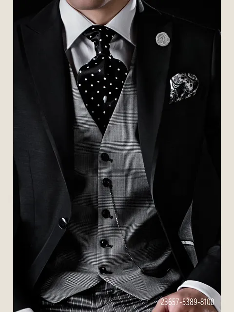 Prince of Wales check waistcoat
