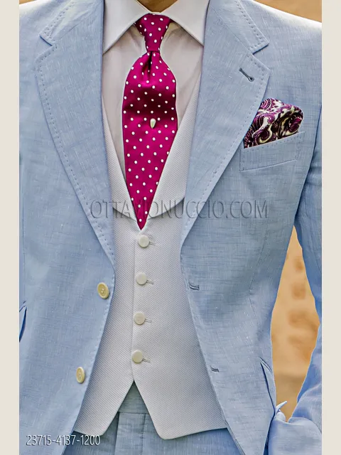 Ivory pure cotton shawl waistcoat