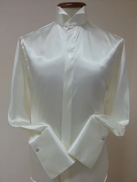 Ivory Satin Shirt