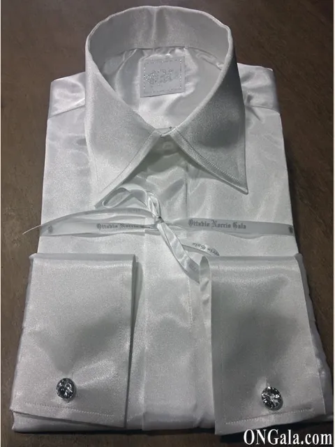 White Satin Shirt