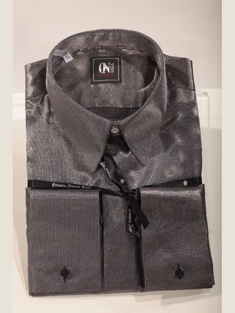 Grey lurex shirt