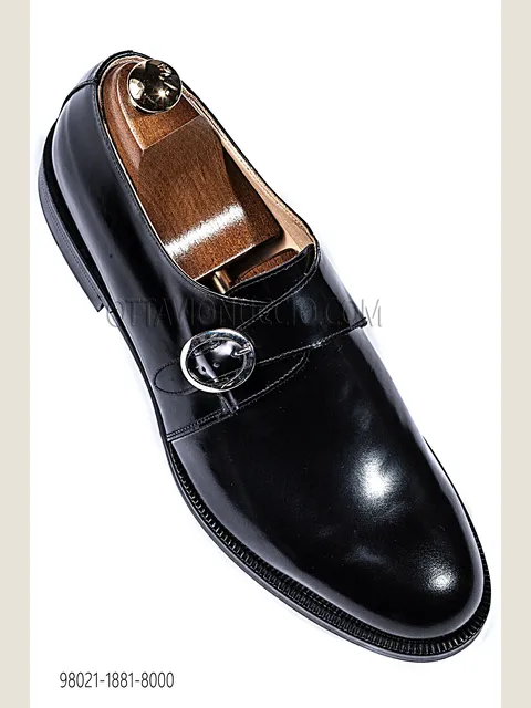 Side Buckle Derby Shoes