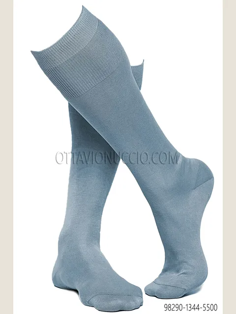 Light blue socks in cotton