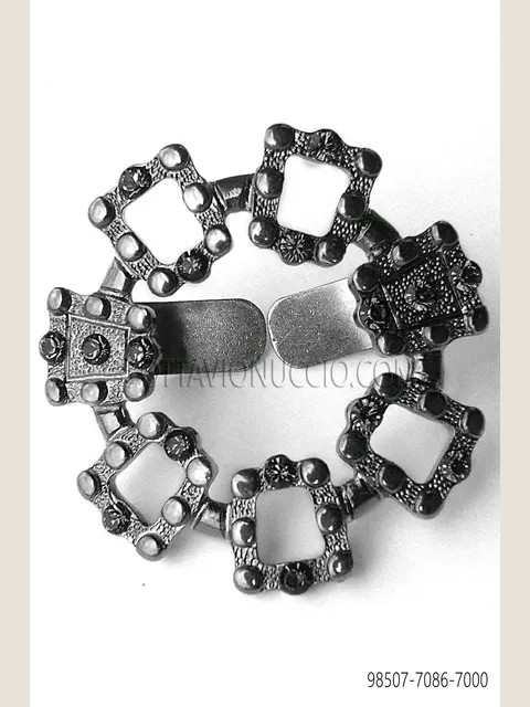 Gunmetal Grey Cravat Clasp