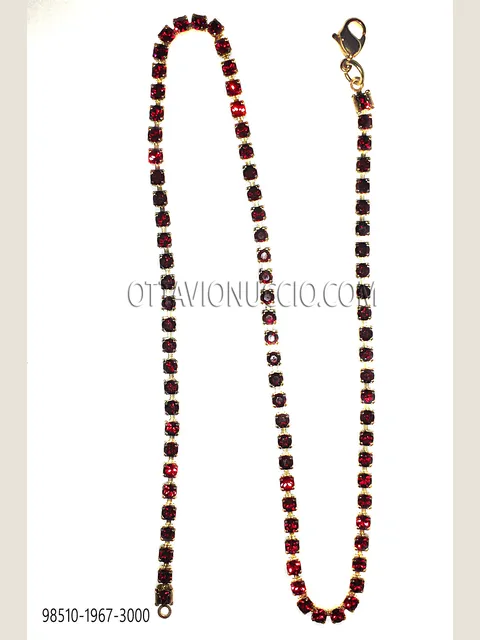 Red Diamante Embellished Chain