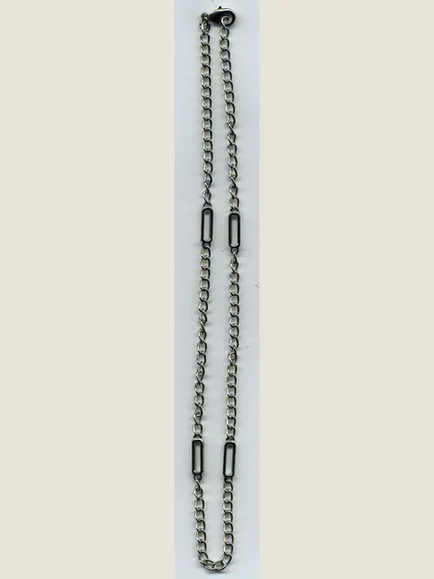 Nickel wide link chain