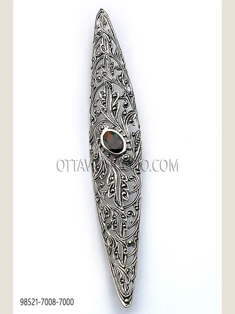 Silver-Plated Brooch