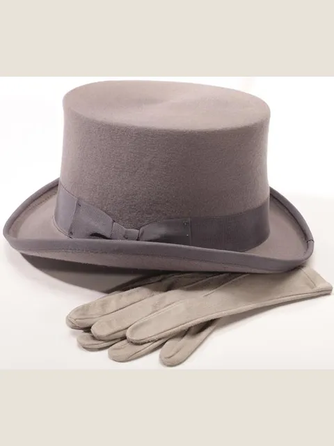 Pearl Grey Top Hat