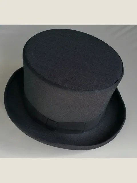 Dark grey top hat