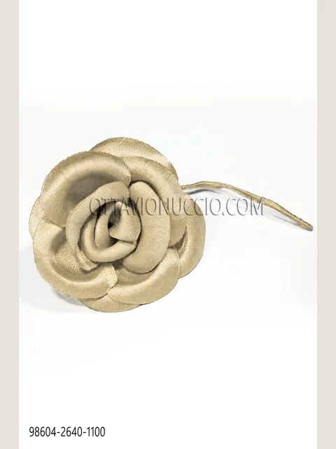 Cream Satin Flower