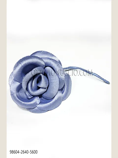 Azure-Blue Satin Flower