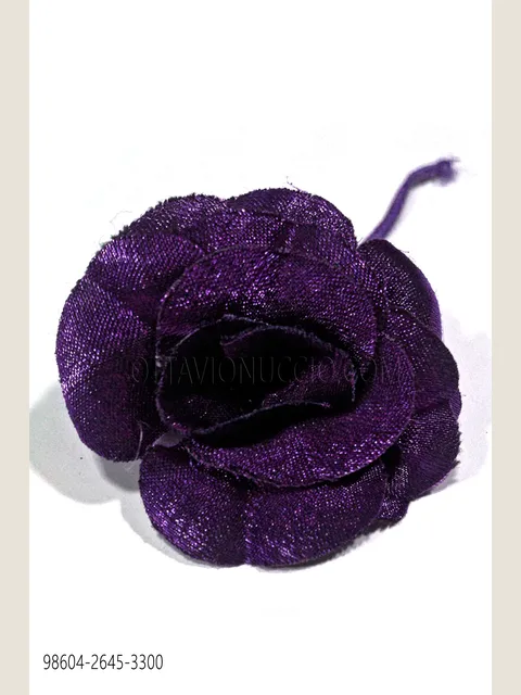 Purple Lurex Flower