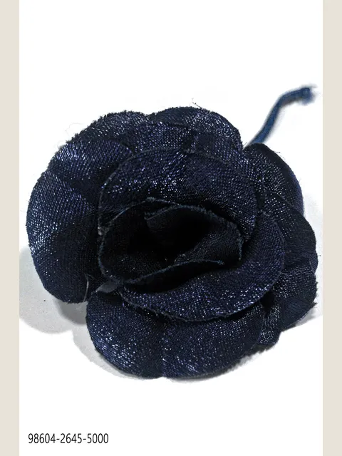 Blue lurex flower