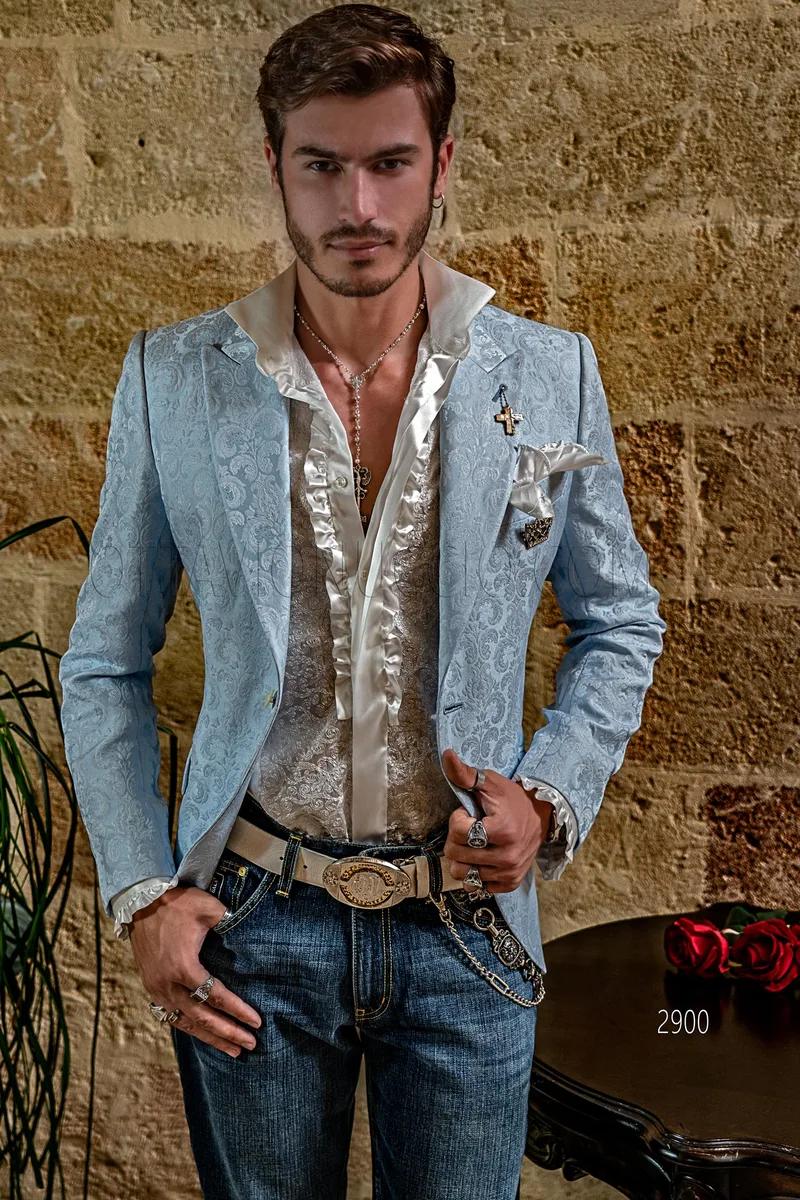 Fazzoletto in raso bianco seta