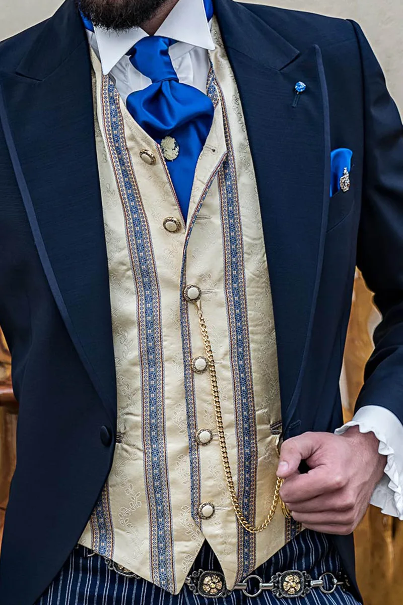 Gilet in jacquard fantasia