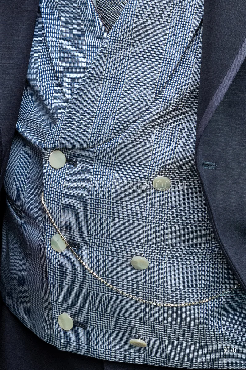 Abito da cerimonia uomo classico blu – Bottoni