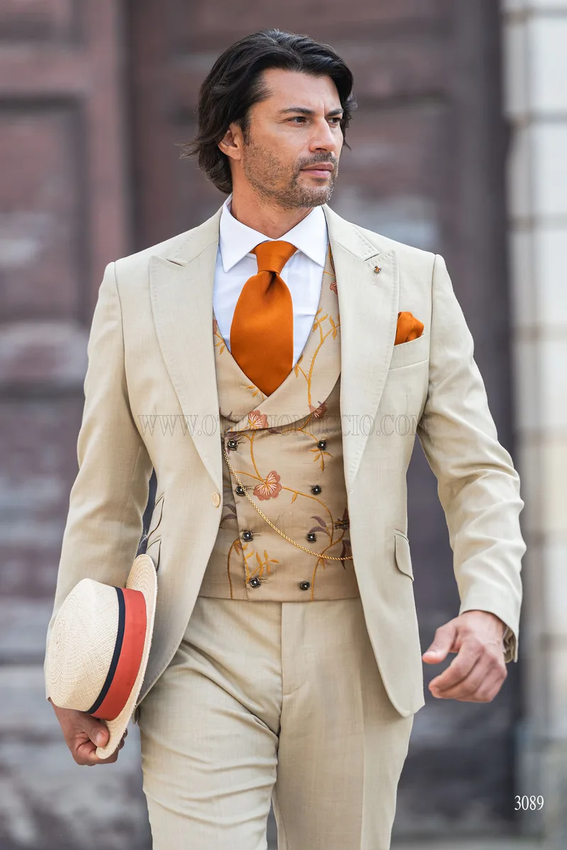 Costume de mariage sable style boho chic 1
