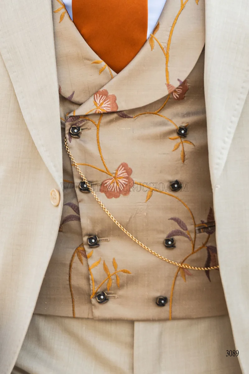 Costume de mariage sable style boho chic 4