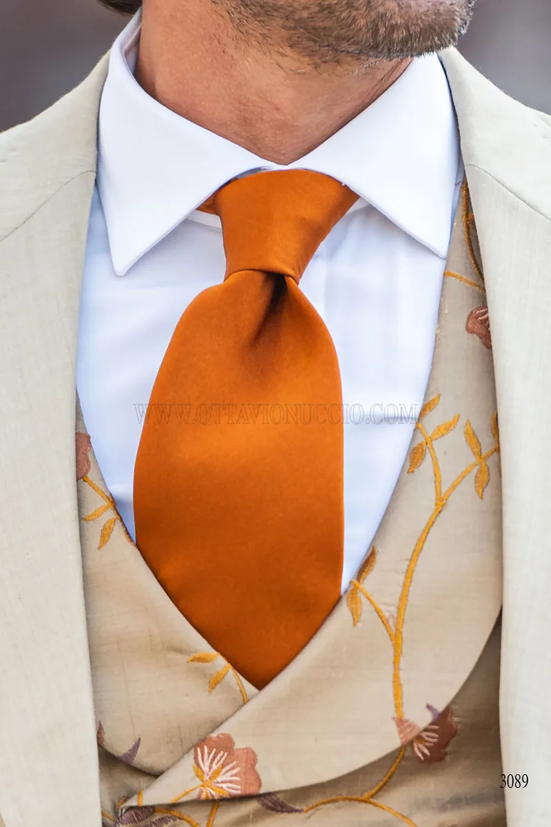 Costume de mariage sable style boho chic 5