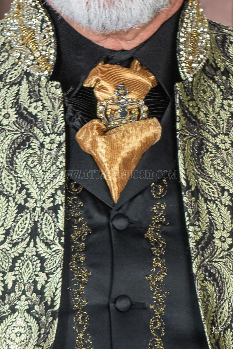 Foulard e Fazzoletto in pizzo oro