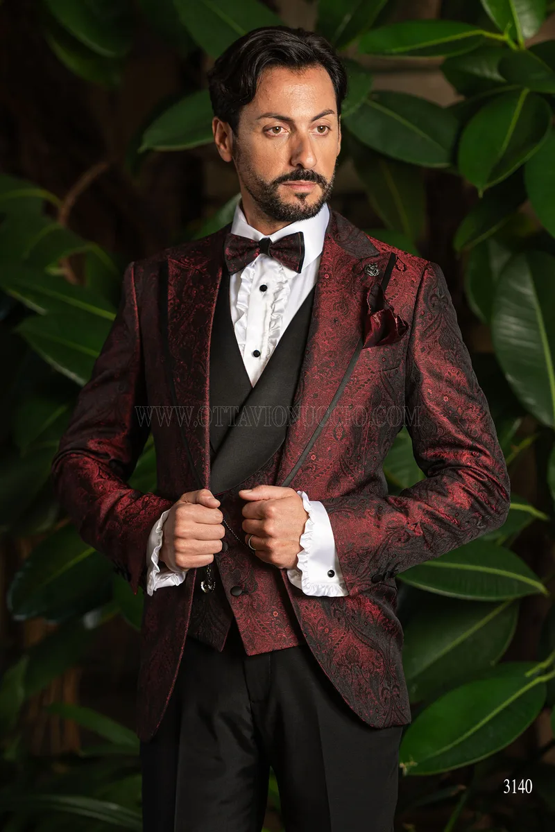 Roter Herrenblazer für Luxusveranstaltungen 2