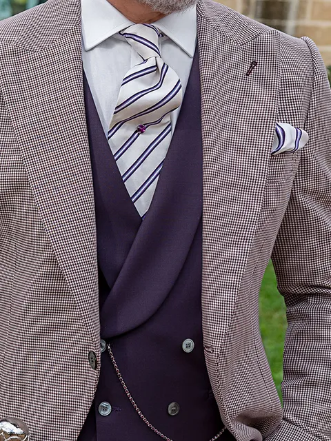 Double-breasted waistcoat with shawl collar
