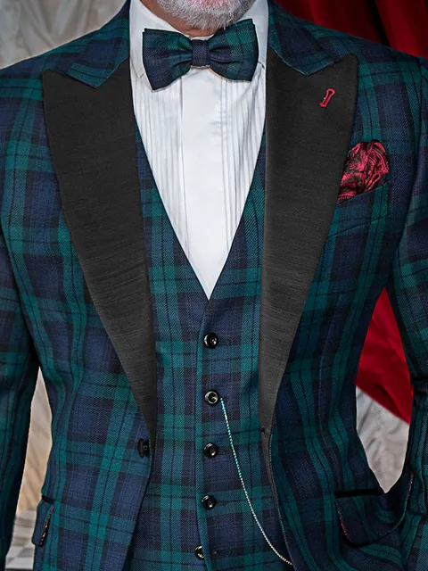 Tartan Wool Waistcoat