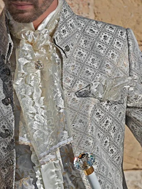 Ivory Lace Scarf and Handkerchief Set