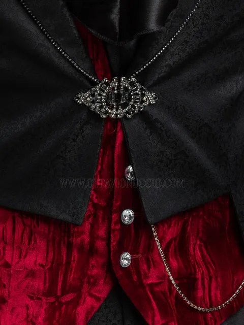 Burgundy Velvet Waistcoat
