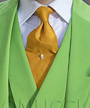 Cravatta in pura seta shantung arancio aafca639478b4935