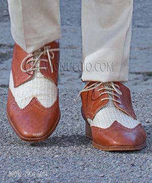 4-Loch-Schnürung, braun aus Leder 5b15112ac02dd428