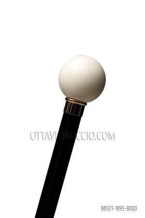 Canne noire avec pomme ivoire ebe9587c15686a2d
