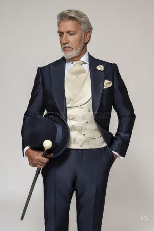 Tight Sposo Moderno Blu Notte | Eleganza di Lusso 3970f7b0bc0022b6