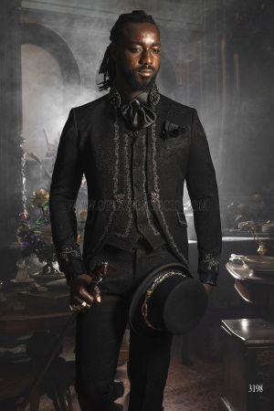 Gothic-Luxury Hochzeitsanzug All-Black 2c72f7982e97ada1